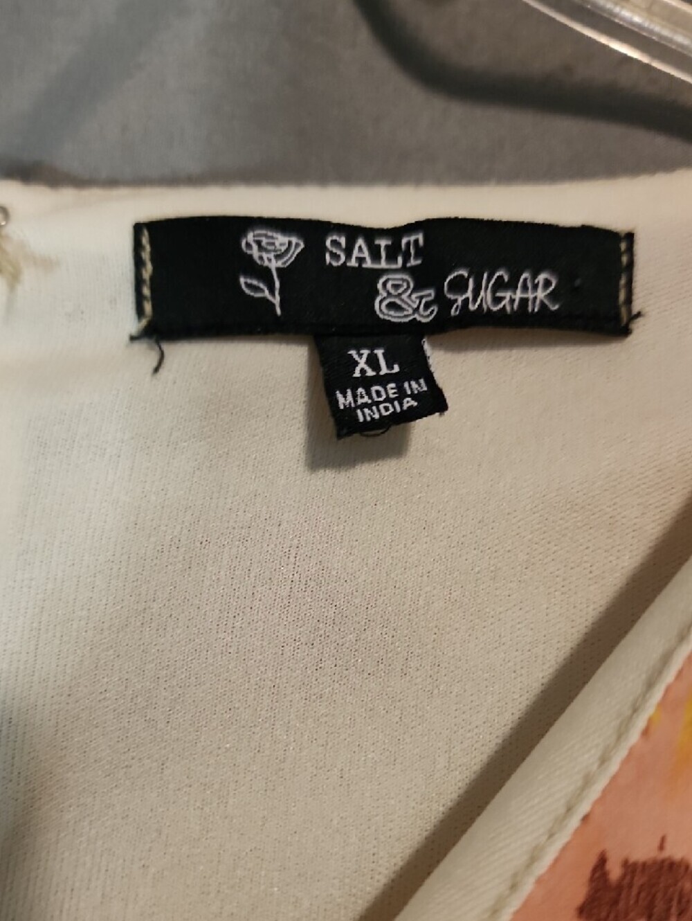 Salt And Sugar Floral High-Low Dress in Cream And Pink - Picture 2 of 11